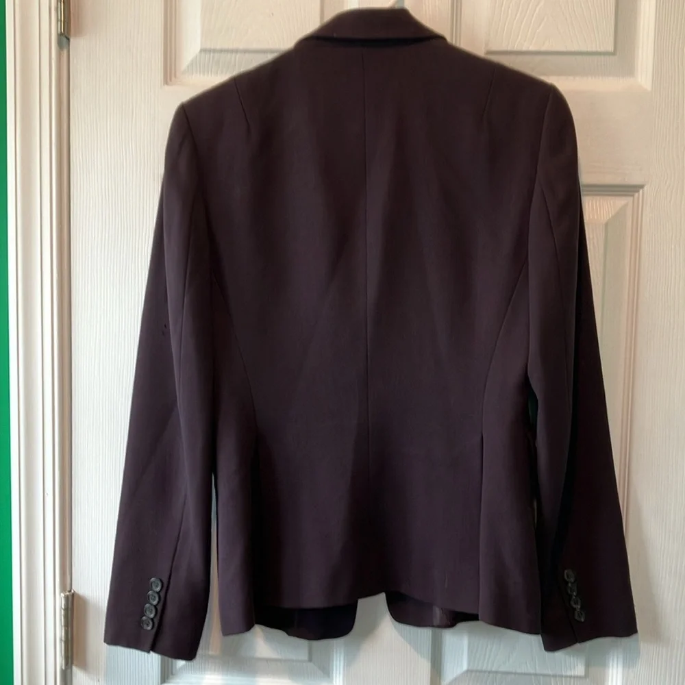 J crew plum purple size 2 blazer women’s - Picture 8 of 9
